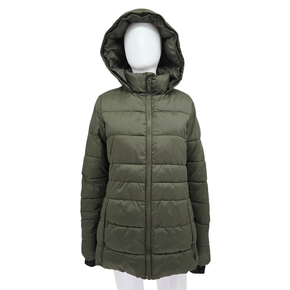 Iceberg Women's Outerwear Puffer Jacket Green S